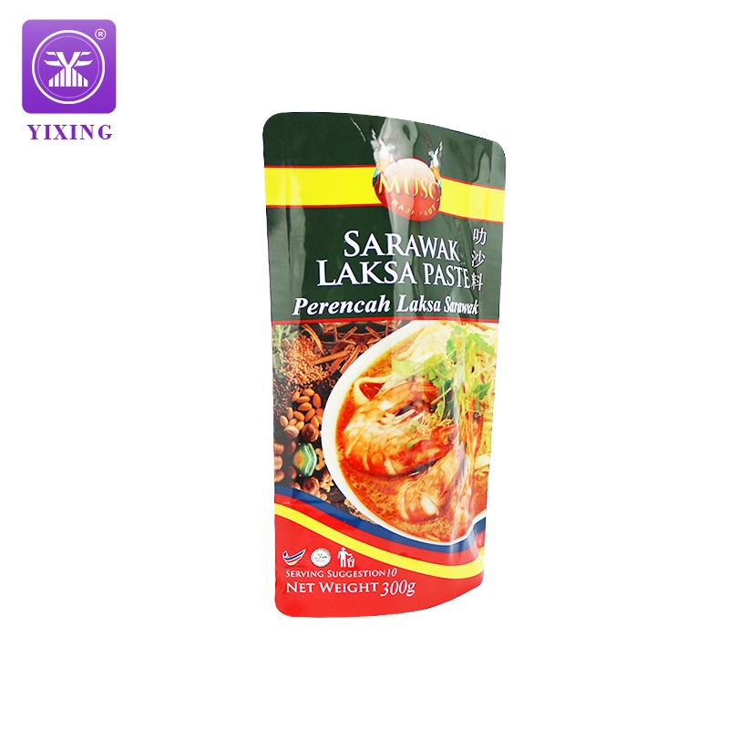 Sauce Flavour Spice Packaging Pouch Singapore Laksa Paste Seasoning Spice Packaging Bags