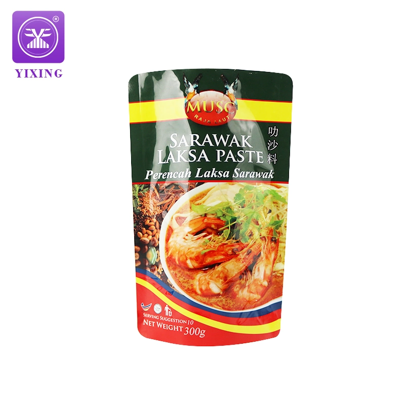 Sauce Flavour Spice Packaging Pouch Singapore Laksa Paste Seasoning Spice Packaging Bags