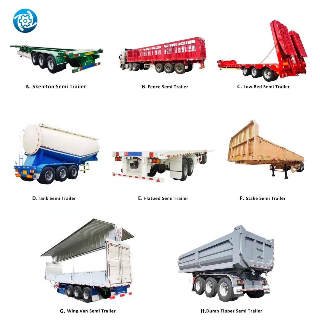 Heavy Duty 90ton 45FT 17m High Strength Full Thickness Drop Deck Semi Trailer for Sale in Singapore 5% off